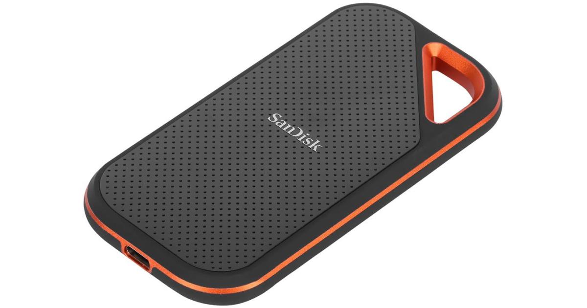 SanDisk Extreme PRO Portable V2 - SSD - 4 TB - USB 3.2 Gen 2x2 - SDSSDE81-4T00-G25 - External Hard Drives - View #2