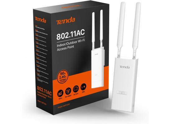 Tenda OAP1200 Outdoor Access Point, AC1200 Dual Band Gigabit Wi-Fi Access Point 24V Passive PoE, IP65, Waterproof, 1 Gigabit Port - White product thumbnail 2