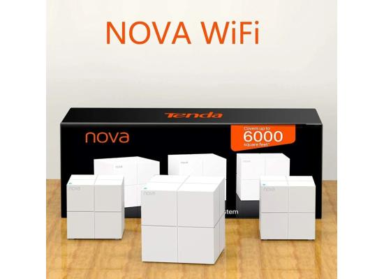Tenda (MW6) Nova Mesh AC1200 Whole Home Wi-Fi System Gigabit Dual-Band: 2.4GHz + 5.0Ghz 2x Gigabit Ethernet Ports per Mesh Point Covers up to 500㎡ - Wi-Fi Mesh System (3-Pack) product thumbnail 2
