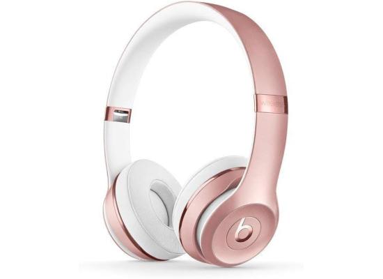 Beats Solo³ Wireless Over-Ear Apple W1 Chip Class 1 Bluetooth and 3.5mm Audio Port for a wired connection up to 40 hours of battery life Built-in Microphone - Rose Gold product thumbnail 2