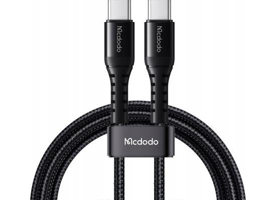Mcdodo CA-5641 60W 3A Type-C To Type-C 1M Charging and Data Cable -Black product thumbnail 2