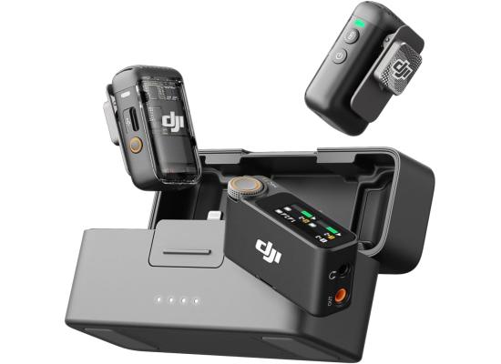 DJI Mic 2 Digital Wireless Lavalier Microphone, Noise Cancelling, 48kHz 32-bit Float Internal Recording, 820 ft.(250m) Range, 18H Battery with Charging Case, Microphone for Camera/Phone, Vlog, Streaming product thumbnail 2