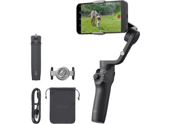 DJI Osmo Mobile 6 Gimbal Stabilizer for Smartphones, 3-Axis Phone Gimbal, Built-In Extension Rod, Object Tracking, Portable and Foldable, Vlogging Stabilizer, YouTube TikTok, Slate Gray product thumbnail 2