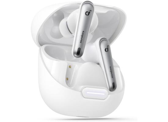 Anker soundcore Liberty 4 NC Wireless Earbuds, 98.5% Noise Reduction, Adaptive Noise Cancelling to Ears and Environment, Hi-Res Sound, 50H Battery, Wireless Charging, Bluetooth 5.3 - White product thumbnail 2
