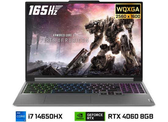 Lenovo Legion 5 (2024) NEW 14Gen Intel Core i7 14650HX 16-Cores AI Chip w/ Nvidia RTX 4060 8GB & 2.5K IPS 165Hz Display (Customized) - Luna Grey