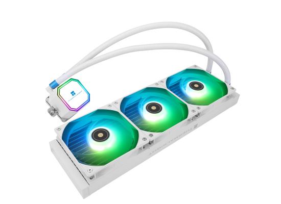Thermalright Frozen Prism 360 ARGB AIO Water Cooler, Liquid CPU Cooler, 3×120mm PWM Fans Water Cooling System - White product thumbnail 2