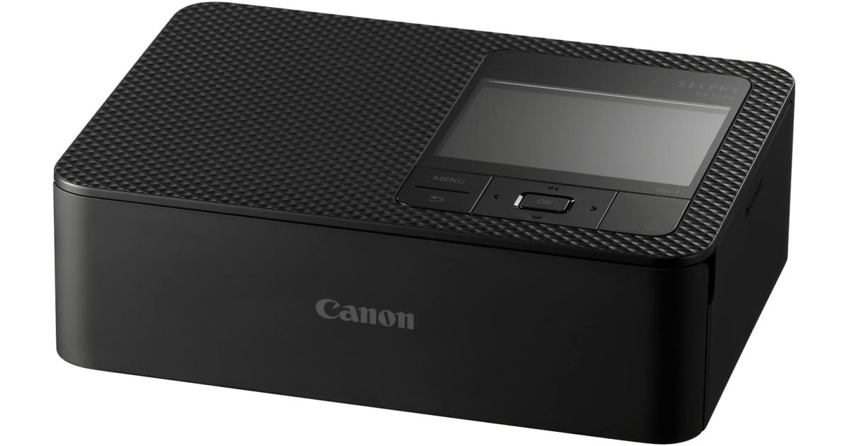 طابعة Canon SELPHY CP1500 Wireless Compact Photo w/ Built-in 3.5” Display For Edit & Add Filter Effects- Black