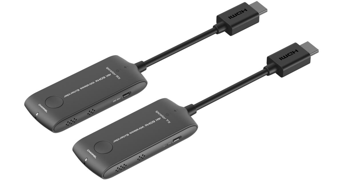 موسع Lenkeng LKV488mini اللاسلكي HDMI 4K (جهاز إرسال HDMI وجهاز استقبال HDMI) يصل إلى 20 مترًا يدعم 4K لمؤتمرات الفيديو والترفيه المنزلي وتعليم الوسائط المتعددة