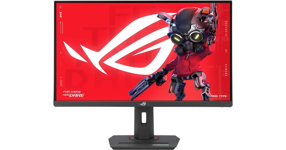 ASUS ROG Strix 27" XG27UCS Fast IPS 4K UHD 160Hz 1ms HDR400 130% sRGB HDMI 2.1 ROG Gaming A.I Technology G-SYNC Compatible w/ Tripod Socket & USB C