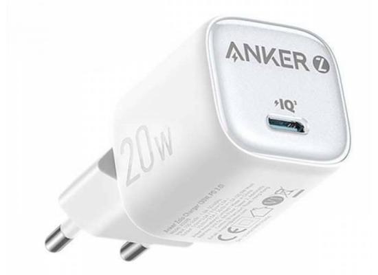 Anker Zolo Charger ICE 20W Gan Series USB-C Fast Charging Adapter For iPhone and Smartphone's - White product thumbnail 2