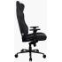 Arozzi Vernazza Soft Fabric Gaming Chair Multi-Dimensional Armrests Rocking & Lock-Tilt Function Adjustable Height & Backrest 3D Armrests - Pure Black