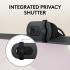 Logitech Brio 105 Full HD 1080p Business Webcam with Auto-Light Balance, USB-A, Privacy Shutter, Easy Set-Up, Compatible with Windows, macOS, ChromeOS