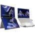 ASUS MQ149CD ZenScreen Duo OLED 360° Foldable Portable Monitor - Dual 14-inch, 16:10, 1920x1200, DisplayHDR400 True Black, 100% DCI-P3, Delta<2, Dual USB-C, Mini-HDMI, Kickstand