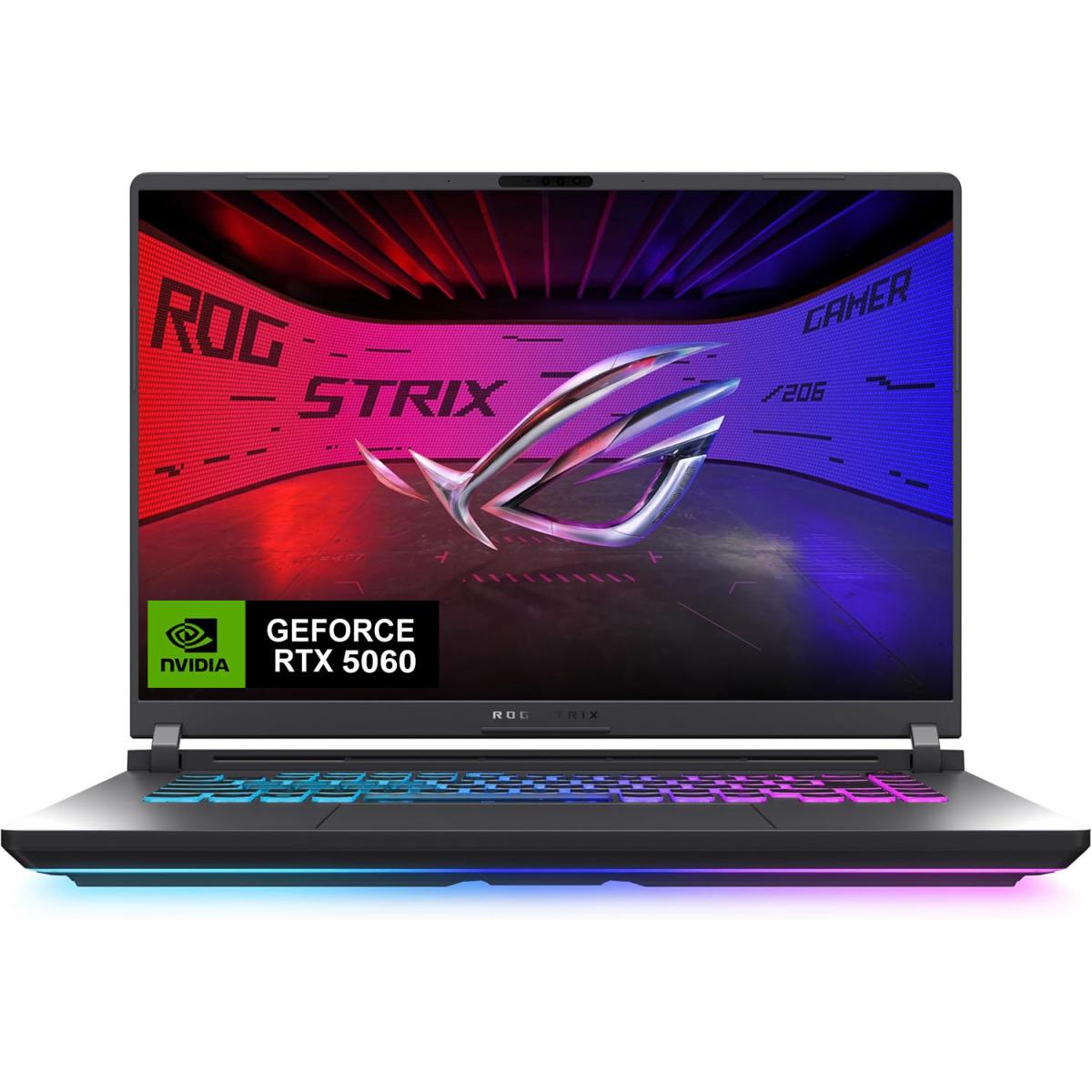 ASUS ROG Strix G16 (2025) G615JMR 14Gen Intel Core i7 14650HX 16-Cores w\/ Nvidia RTX 5060 8GB DDR7 & IPS 165Hz Display - Gray