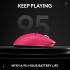 Logitech G PRO X SUPERLIGHT 2 LIGHTSPEED Wireless 4K Polling Lightweight LIGHTFORCE Hybrid Switches HERO 2 Sensor 32,000 DPI USB-C Charging, PC & Mac - Magenta