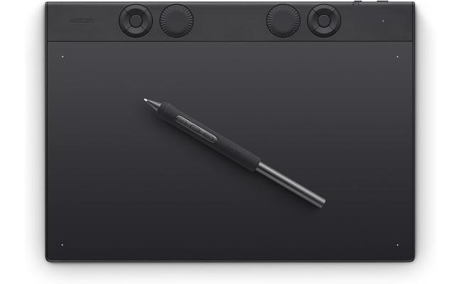Wacom Intuos Pro (2025) Drawing Tablet, Large 377 x 253 mm Wireless Graphics Art Tablet with Pro Pen 3 & Touch Ring, Digital Drawing Pad for Mac and Windows PC