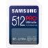 Samsung PRO Ultimate Full Size 512GB SDXC Memory Card, Up to 200 MB/s, 4K UHD, UHS-I, C10, U3, V30, A2, for DSLR, Mirrorless Cameras, PCs