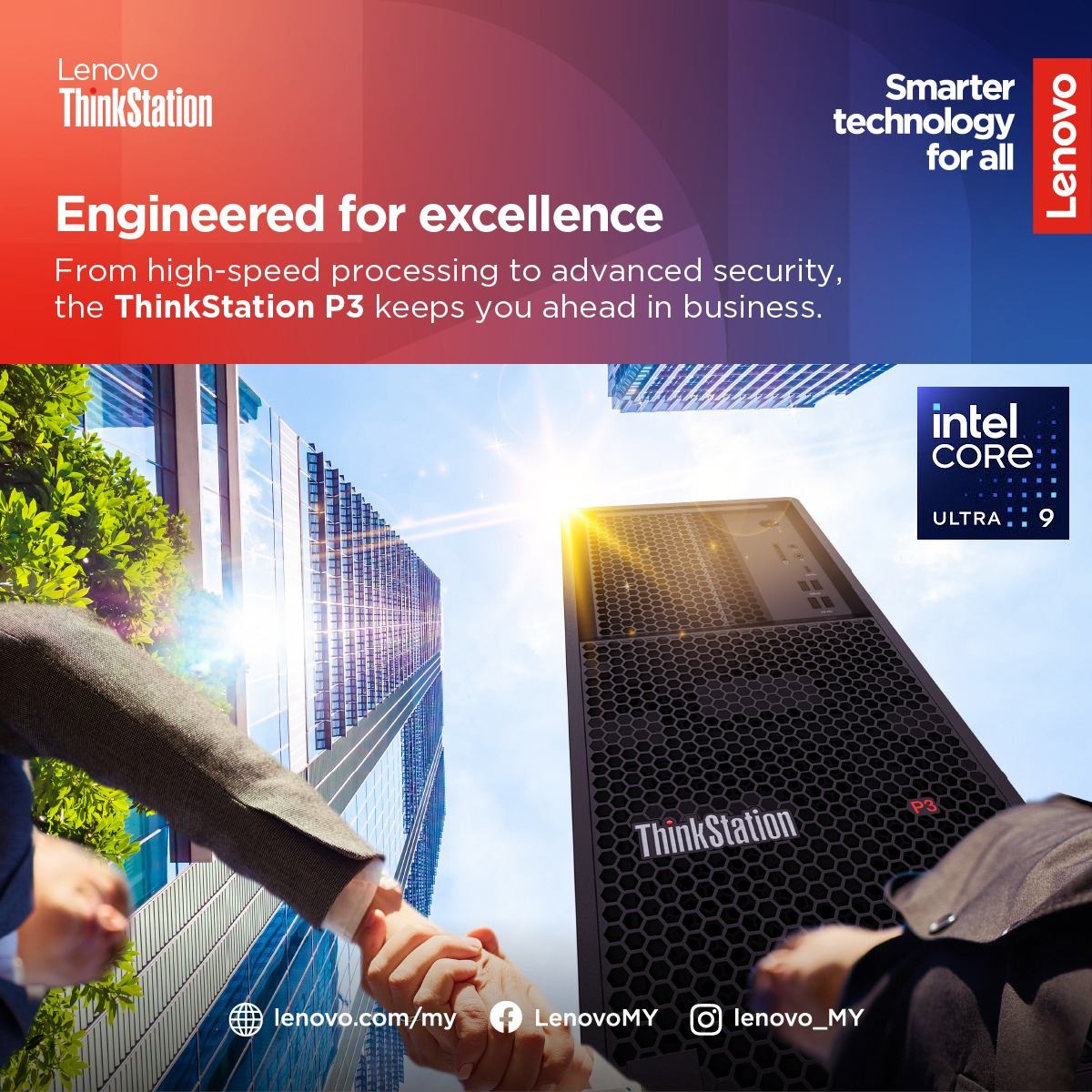 Lenovo ThinkStation P3 Tower Workstation Gen 2 (2025) NEW Intel® Ultra ...