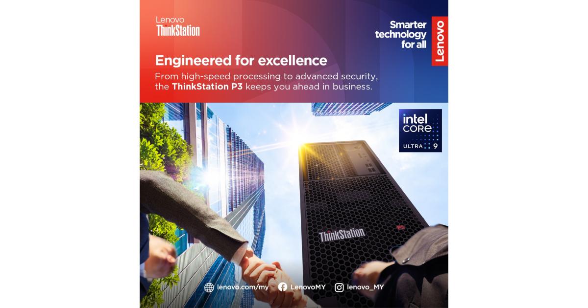 Lenovo ThinkStation P3 Tower Workstation Gen 2 (2025) NEW Intel® Ultra 9 Gen II 285K 24-Cores أداء محسّن للذكاء الاصطناعي، معتمد من ISV، أداء على مستوى النخبة مع بطاقة رسومية قابلة للترقية وضمان 3 سنوات - أسود