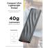 Lenovo PS8 1TB Portable SSD Fast Data up to 1050 MB/S Pocket-Sized External SSD Stylish Metal Body USB 3.2 Gen 2 , Grey