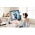 LG 32U889SA Smart Monitor Swing 32" IPS 4K UHD HDR10 Touchscreen on a Fully Adjustable Wheeled Base , webOS, Built-in Speaker, HDMI, USB Type-C, Tilt/Height/Swivel/Pivot Stand, White