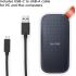 SanDisk 2TB Portable SSD - Up to 800MB/s, USB-C, USB 3.2 Gen 2, Updated Firmware - External Solid State Drive