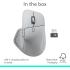Logitech MX Master 4, Ergonomic Wireless Mouse with Advanced Performance Haptic Feedback, Ultra-Fast Scrolling, USB-C Charging, Bluetooth, Windows, MacOS - Pale Grey