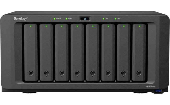 Synology DiskStation DS1825+ 8-Bay Diskless NAS w/ AMD Ryzen V1500B 4-Core CPU & 8GB DDR4 ECC RAM