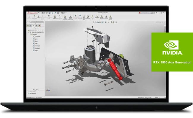 Lenovo ThinkPad P1 Gen 6 (2023) NEW 13Gen Intel Core i7 vPro 14-Cores Powerful ISV-Certified Mobile Workstation w/ NVIDIA® RTX 3500 Ada 12GB DDR6 & 4K OLED Touch Screen  - Black