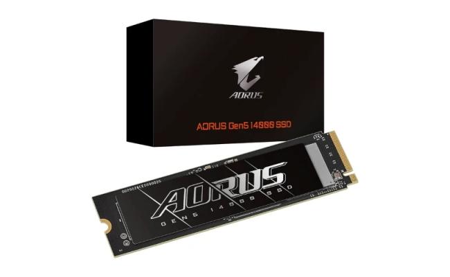 GIGABYTE AORUS 1TB Gen4 PCI-Express 4.0x4, NVMe 2.0 M.2 2280 Up to 7,300 MB/s Sequential Read & Up to 6,000 MB/s Sequential Write