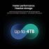 Samsung 990 EVO Plus SSD 4TB, PCIe Gen 4x4 | Gen 5x2 M.2, Speeds Up-to 7,250 MB/s, Upgrade Storage for PC/Laptops, HMB Technology and Intelligent Turbowrite 2.0