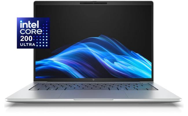 HP EliteBook 8 G1i 14 (2025) Intel® Ultra 7 Gen II 255U 12-Cores AI-Enhanced Light & Powerful For Secure Enterprise Business & Protected by HP Wolf Security - Silver