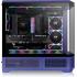 Thermaltake View 600 TG Full Tower 420mm Radiator Support Hidden Connector Support; Rotatable PCIe Slots, Future Dusk + Thermaltake 6.0" LCD Panel Kit Future Dusk