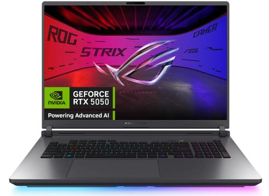 ASUS ROG Strix G18 (2025) G815JHR 14Gen Intel Core i7 14650HX 16-Cores w/ Nvidia RTX 5050 8GB DDR7 & 18" IPS 144Hz Display - Eclipse Gray product thumbnail 2