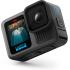 GoPro Hero13 Action Camera, 5.3K Professional Video, 27.6MP Active Pixels, 3 Microphones, Stereo Audio, Rugged + Waterproof, BLE 5.3, USB-C, Removable 1900mAh Enduro Battery, Black