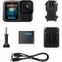 GoPro Hero13 Action Camera, 5.3K Professional Video, 27.6MP Active Pixels, 3 Microphones, Stereo Audio, Rugged + Waterproof, BLE 5.3, USB-C, Removable 1900mAh Enduro Battery, Black