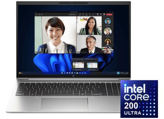 HP EliteBook 8 G1i 16 (2025) Intel® Ultra 7 Gen II 255U 12-Cores AI-Enhanced Light & Powerful For Secure Enterprise Business & Protected by HP Wolf Security - Silver