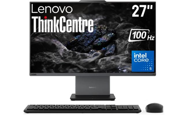 Lenovo ThinkCentre NEO 50a Gen 5 (2025) 27" All-in-One PC Intel® Core 5 210H 8-Cores w/ High-Performance Processor NONE Touch Screen - Luna Grey