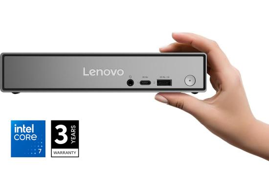 Lenovo ThinkCentre Neo 50q Gen 5 (2025) Tiny PC Intel® Core 7 240H 10-Cores High-Performance Processor w/ Wireless & Bluetooth - Gray