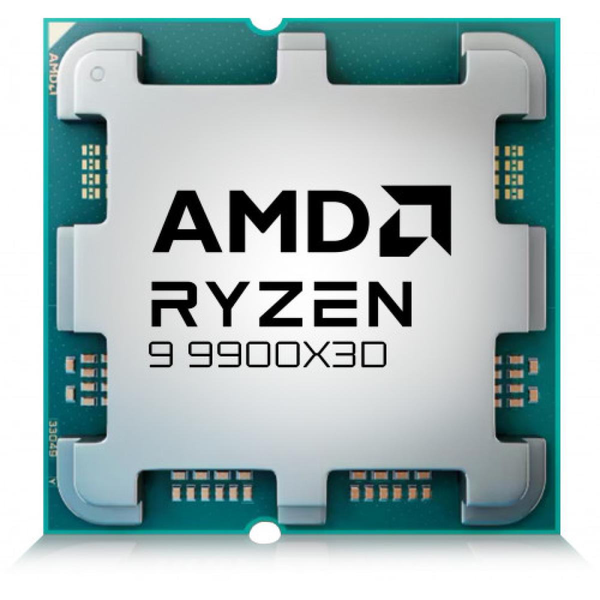 AMD RYZEN 9 9900X3D 12-Core 4.4GHz (5.5 GHz Max Boost) 140MB Cache AM5 Desktop Processor , Tray