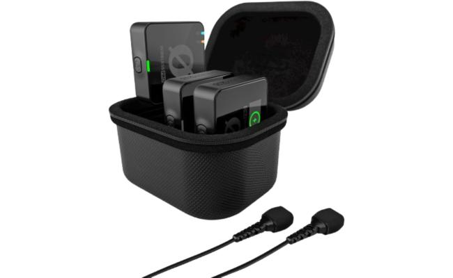 RODE Wireless PRO Compact Wireless Microphone System with Timecode, 32-bit Float On-board Recording, 2 Lavalier Microphones and Smart Charge Case for Filmmaking and Content Creation