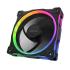 ASUS Prime MR120 aRGB Fan, 1600 RPM Fan Speed, 58 CFM Fan Airflow, Standard Blade, Dual-Sided Lighting, Sleeve Bearing, Single Pack, Black