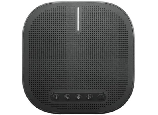 Lenovo Wireless VoIP Speakerphone Bluetooth & USB C Input Omnidirectional 360-Degree 4 MICs Support 10 People 6500mah Power Bank , Black