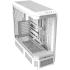 Thermaltake View 600 TG Full Tower 420mm Radiator Support Hidden Connector Support; Rotatable PCIe Slots,  Snow + Thermaltake 6.0" LCD Panel Kit Snow White