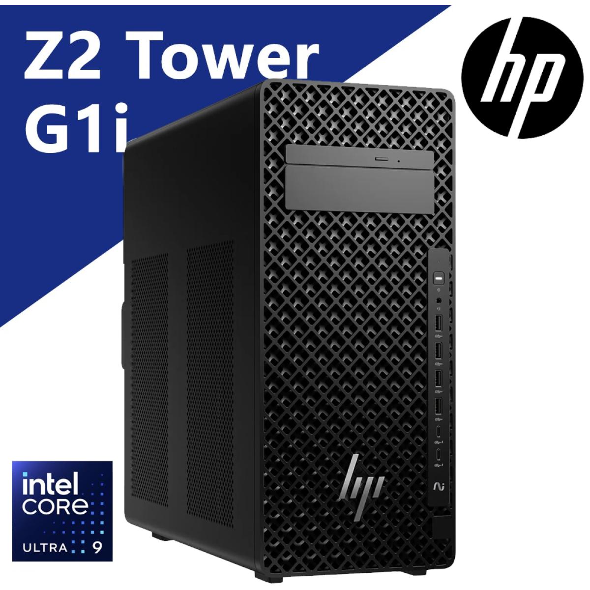 HP Z2 Tower G1i Tower Workstation (2025) NEW Intel\u00ae Ultra 9 Gen II 285 vPro 24-Cores AI-Optimized Performance, ISV Certified, Secure, Durable & Reliable w\/ Upgradable Graphic Card - Black