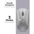 Lenovo 600 Bluetooth Silent Mouse, Blue Optical Sensor, Adjustable DPI, 4 Button, Microsoft Swift Pair, Windows, Chrome, Gray