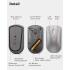 Lenovo 600 Bluetooth Silent Mouse, Blue Optical Sensor, Adjustable DPI, 4 Button, Microsoft Swift Pair, Windows, Chrome, Gray