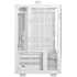DeepCool CH160 PLUS Micro-ATX Computer Case, Up to 240mm Radiator & 4x Fan Support, ABS + SPCC + Tempered Glass Materials, White