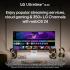 LG 39GX90SA-W UltraGear™ Smart 39” OLED Curved 800R 2K 240Hz 0.03ms HDR True Black 400 webOS 24 AI Picture & Sound G-SYNC Compatible HDMI 2.1 & USB C Adjustable Stand  - White