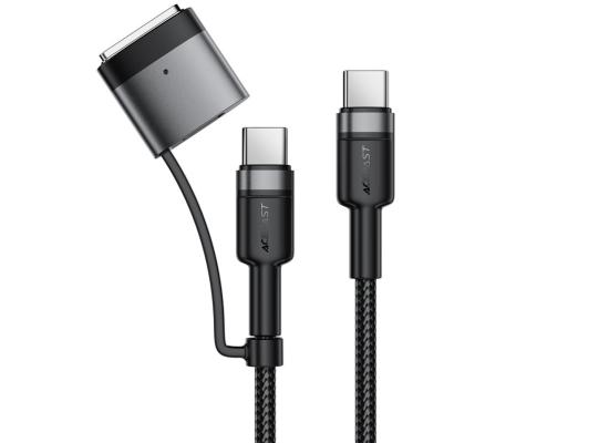 ACEFAST C22-05 USB-C to USB-C Magnetic Aluminum Alloy Charging Data Cable 1.2m Black product thumbnail 2